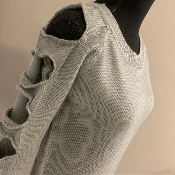 {2/$40} Brand NEW Grey Knit Sweater - Picture 8 of 11